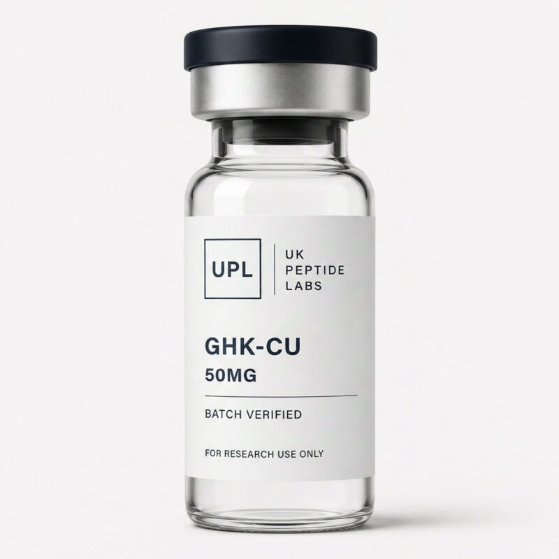 GHK-Cu research peptide vial