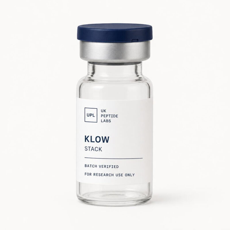 KLOW research peptide vial